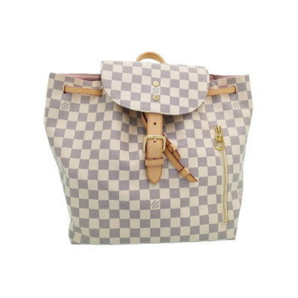 Louis Vuitton Damier Azur White Sperone Backpack - Picture 1 of 8